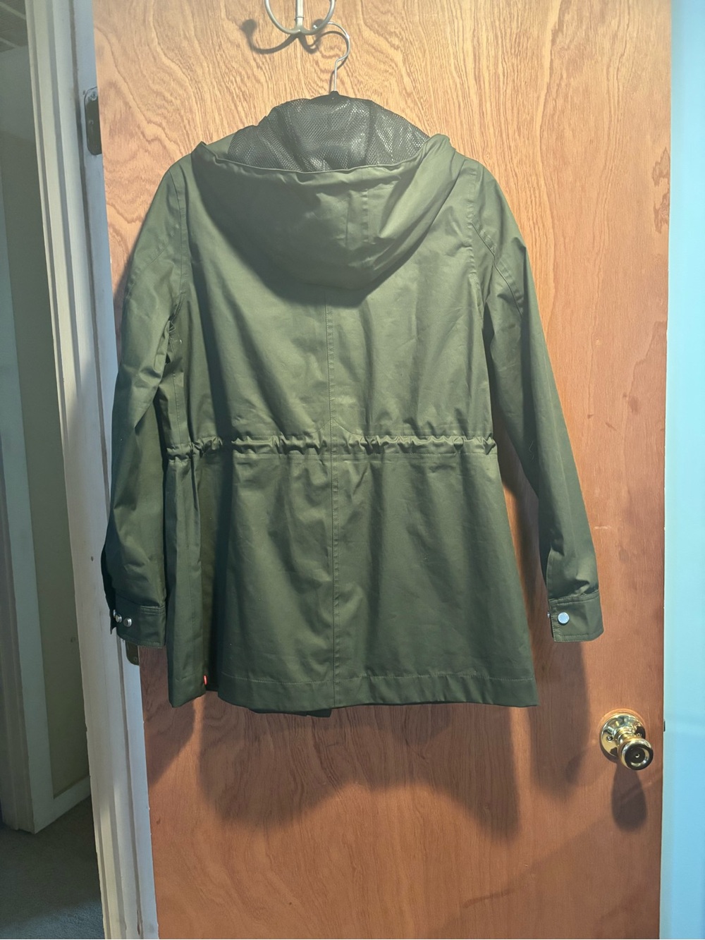 Hunter Women's Olive Hooded Utility Jacket - Picture 8 of 8